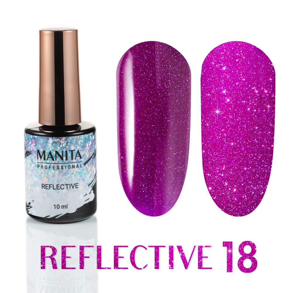 Manita Reflective Гель-лак светоотражающий №18,  10мл