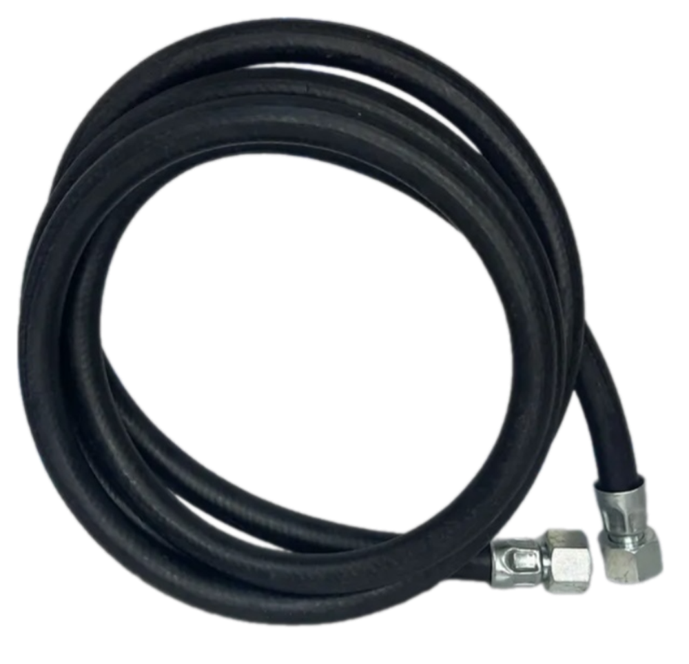 Шланг газовый 1,5 м КИТ резина 1/2" гайка-гайка, 9 мм (черный)