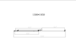 Душевая дверь Vincea Слим-Н (Slim-N) VDS-4SN130CLG, 1300, брашированное золото, стекло прозрачное