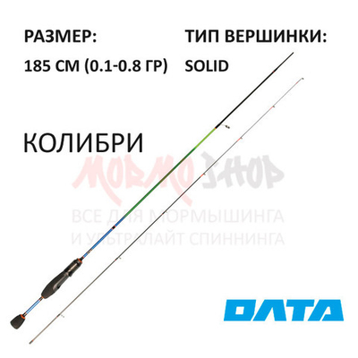 Спиннинг Колибри 185 см 0.1-0,8 гр от ОЛТА