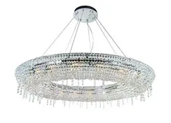 Люстра подвесная NewRgy 2844R/18A CHROME+CLEAR, 18×10 Вт, хромированная