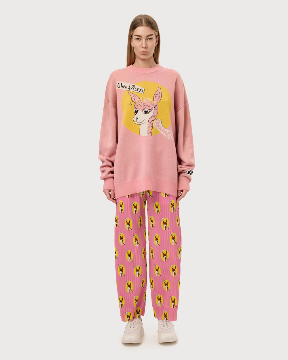 KIDILL ДЖЕМПЕР РОЗОВЫЙ WHO KILLED BAMBI