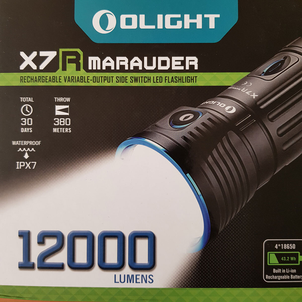 Фонарь Olight X7R Marauder (12000 Люмен)