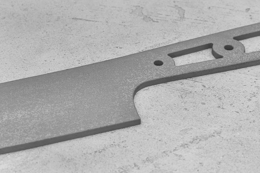Заготовка для ножа, сталь VG-10 2,8мм. Модель "Геликон НШ195" с клинком 195мм, ТО 62-63HRC