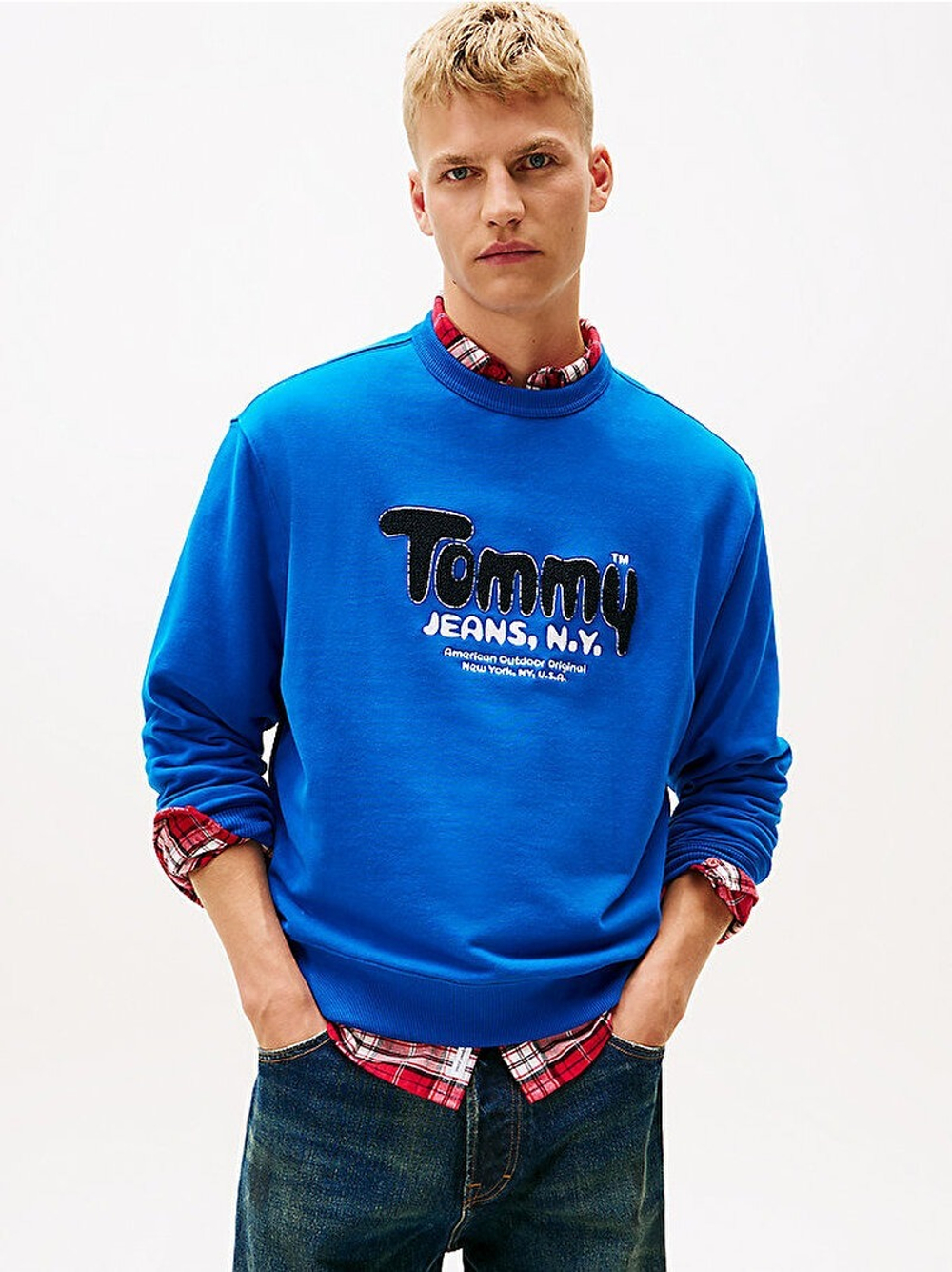Толстовка мужская TOMMY JEANS TJM RLX BOUCLE FNT P