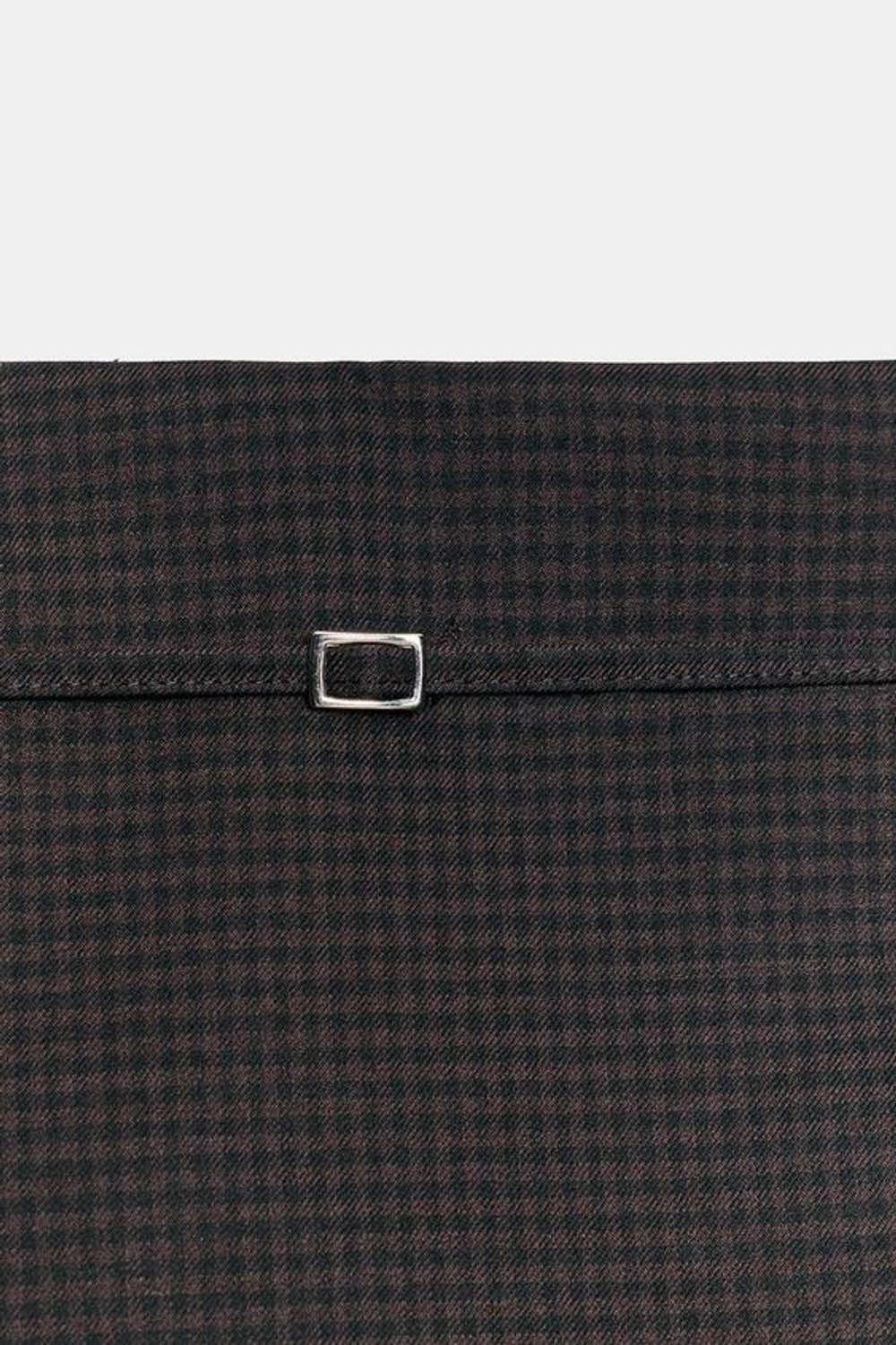 ZARA ЮБКА-ШОРТЫ С РЕМНЕМ, ЧЕРНЫЙ/КОРИЧНЕВЫЙ