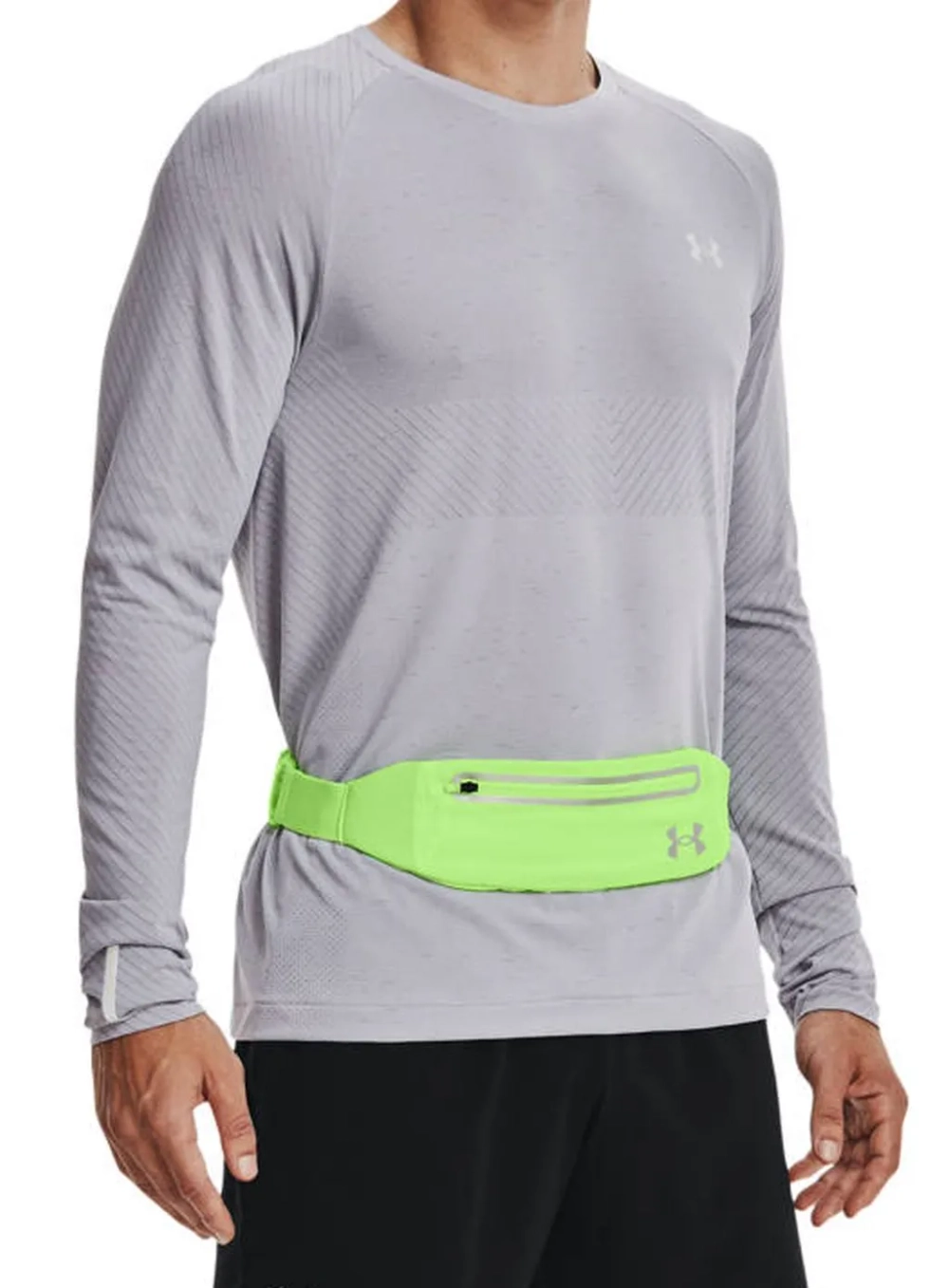 Under Armour Flex Speedpocket Run Belt - quirky lime/black