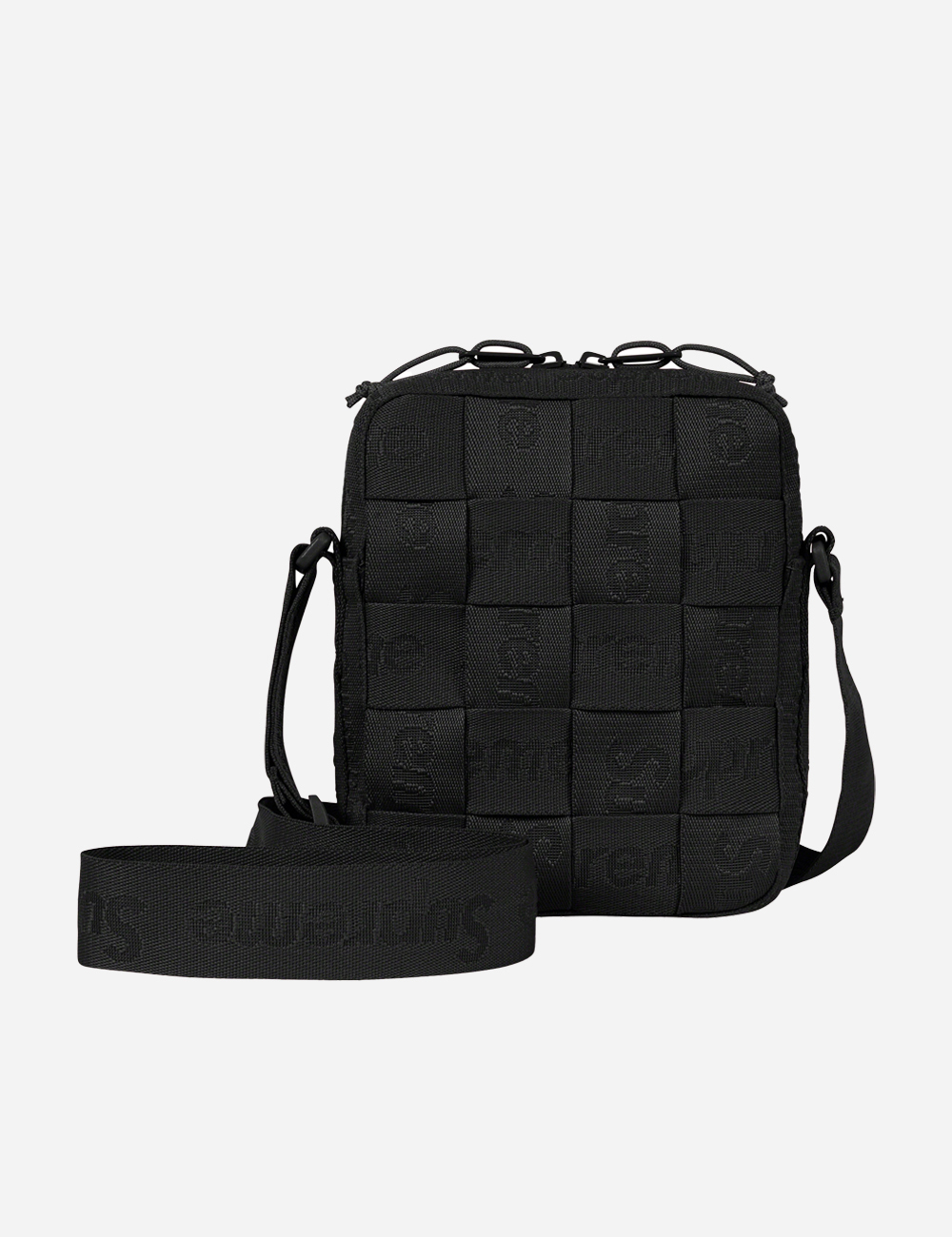 Supreme Shoulder Woven Bag Black