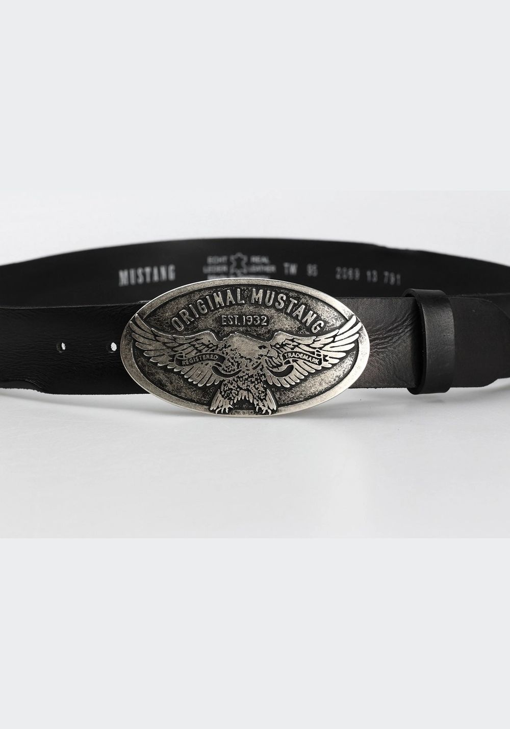 Ремень 40 mm with buckle in polished silver MG2069R13-0791