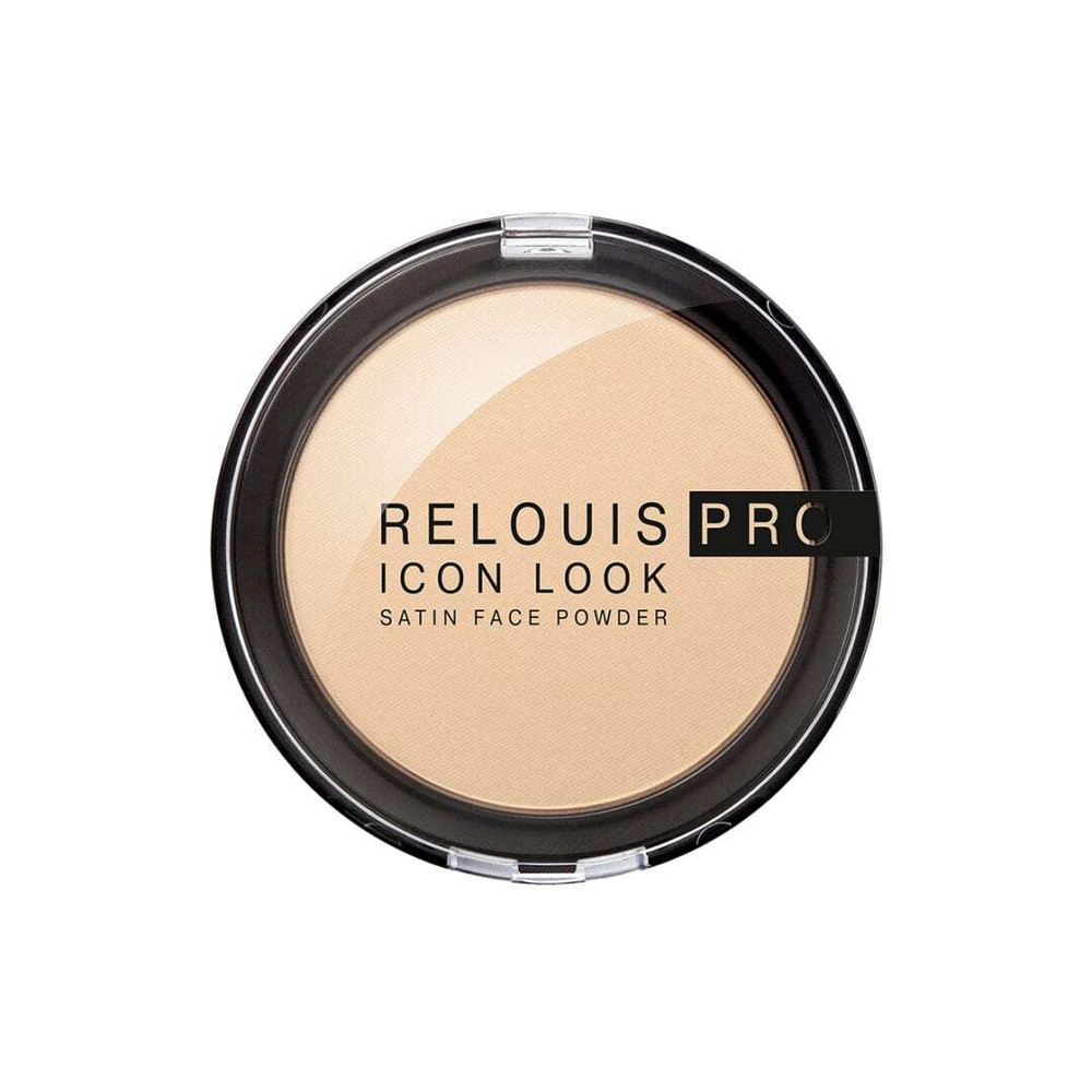 RELOUIS PRO ICON LOOK Пудра компактная "Satin Face Powder" тон 01