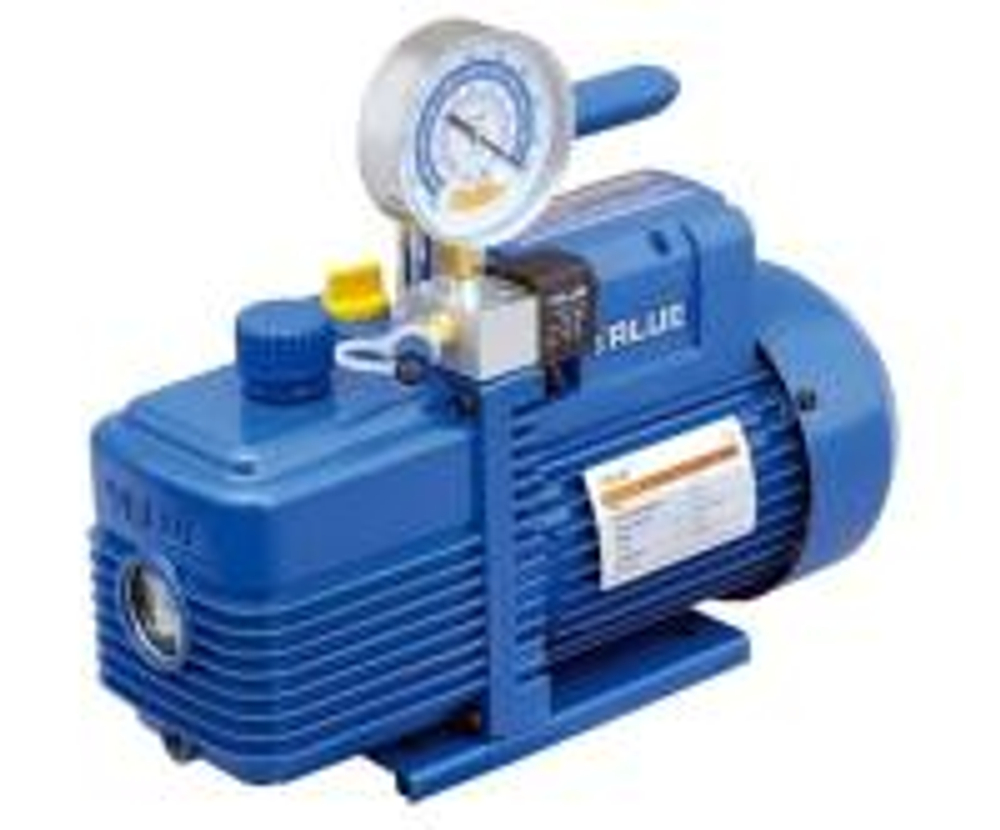 УЦЕНКА Вакуумный насос Value VI-240SV (2ст; 100 л/мин; 2 Па; 10.5 кг, вакуумметр, соленоидный вентиль)