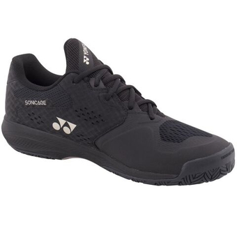 Мужские кроссовки теннисные Yonex Power Cushion Sonicage - black/mocha gray