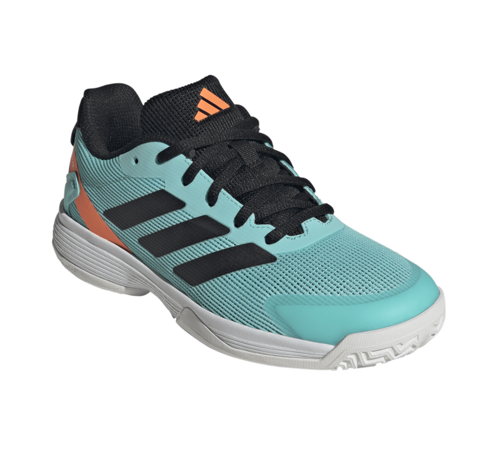 Детские Кроссовки теннисные  Adidas Ubersonic K - flash aqua/core black/lucid orange