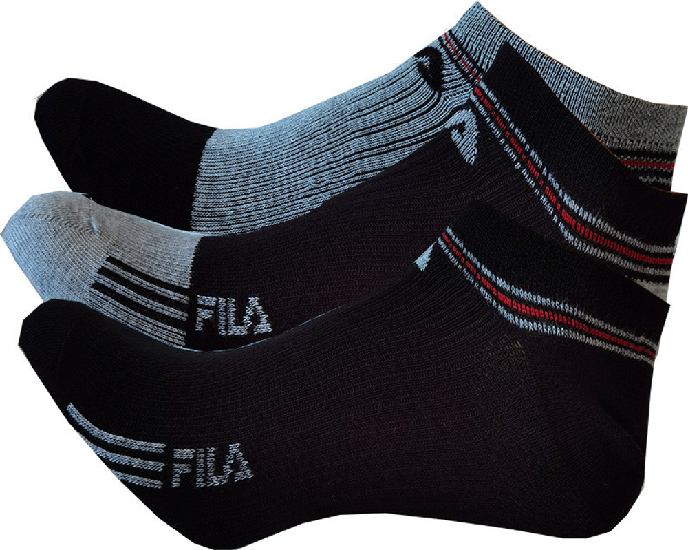 Теннисные носки Fila Calza Invisible Socks 3P - черный