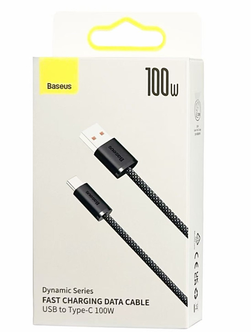 Usb Кабель-зарядка TYPE-C Baseus Dynamic Series 100W 2м (CALD000716) черный