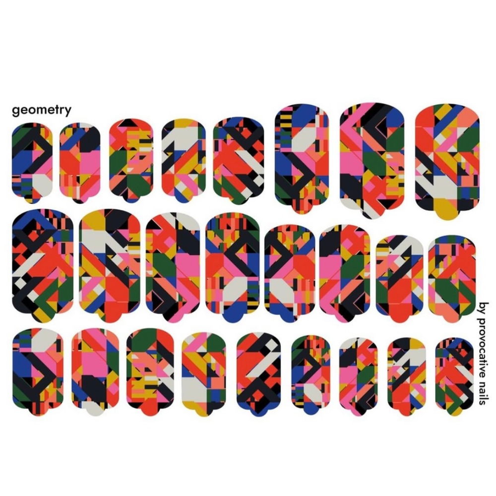 Пленки для маникюра Provocative Nails geometry