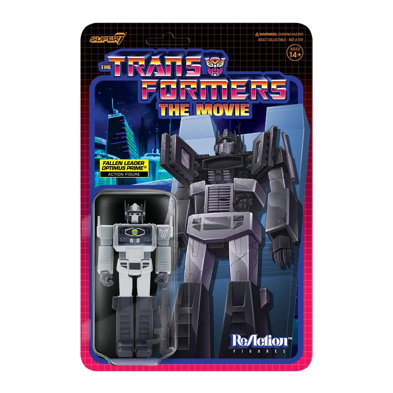 Фигурка Super7 - Transformers ReAction Figure Wave 4-Dead Optimus Prime Open Chest