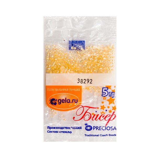 Бисер Preciosa 10/0, 50 г (10 шт по 5 г), цв.38292