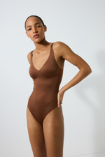Боди-стринги Seamless Light Shape из блестящей микрофибры - H&M