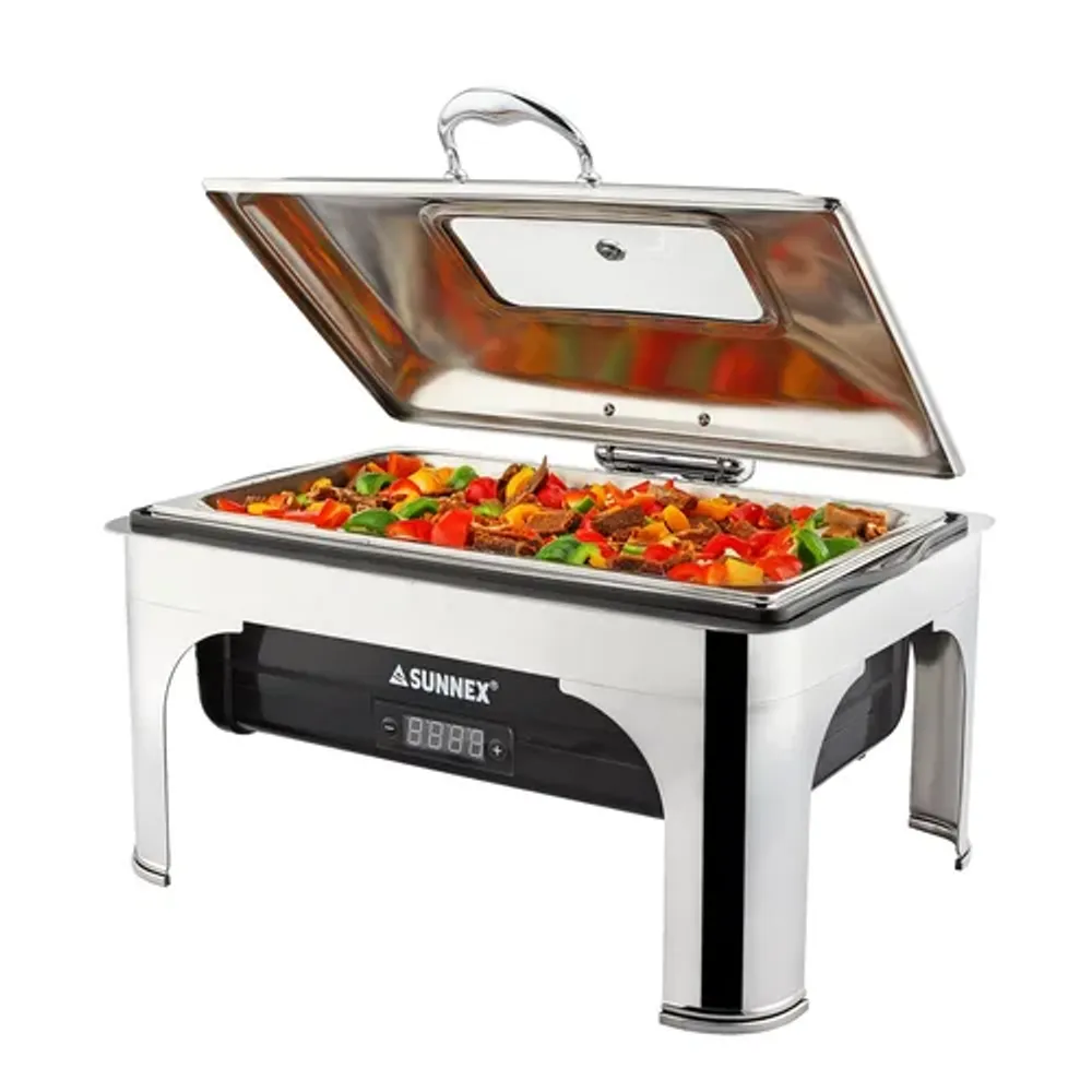 Мармит электрический 13,5 л 1/1 *100 с откидной крышкой нерж. SUNNEX
