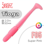 Виброхвост съедобный Lucky John Tioga 2.0" (50мм), 10шт/уп