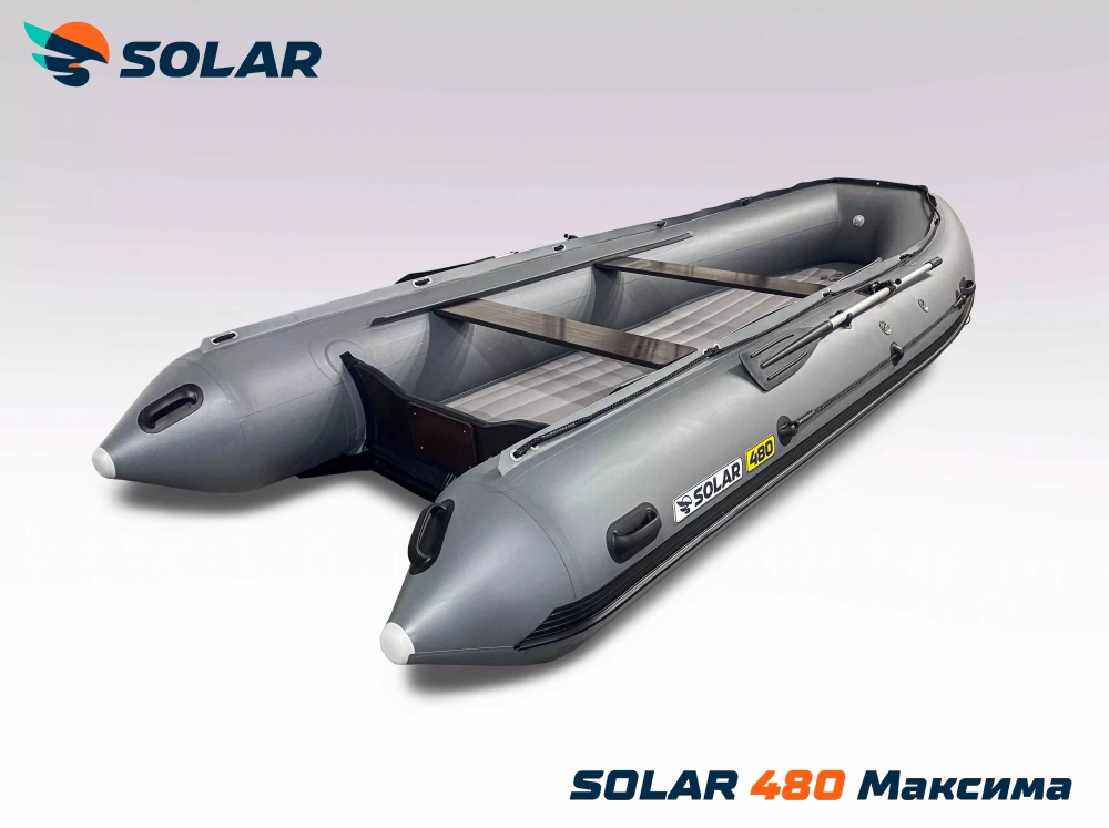 Лодка надувная моторная solar-480 к
