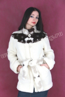 Женский жакет Эскимо-Олени  (MagicWool) - размеры 42-60  (мод. 25)