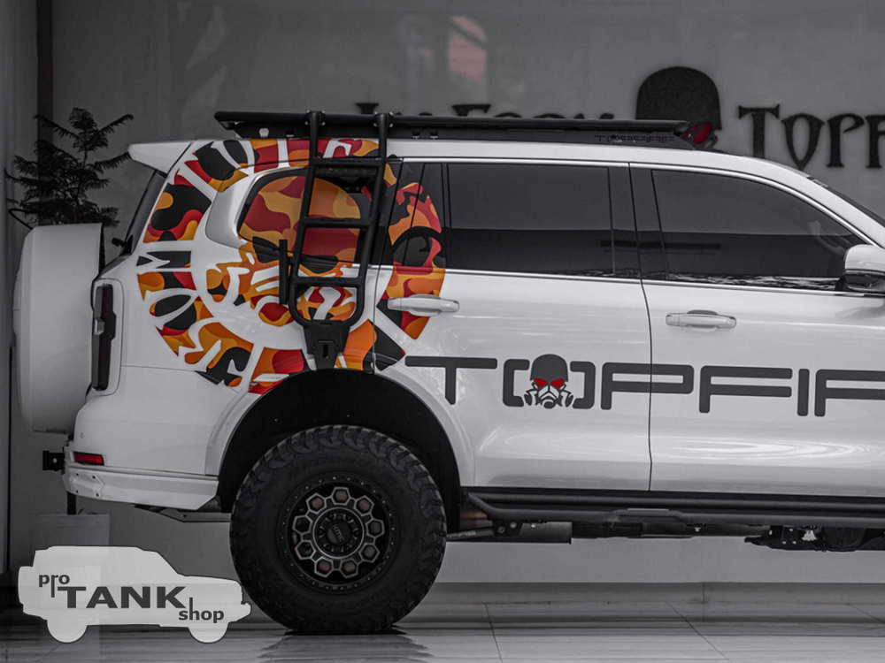 Боковая лестница TOPFIRE для TANK 500 (не панорамная крыша)