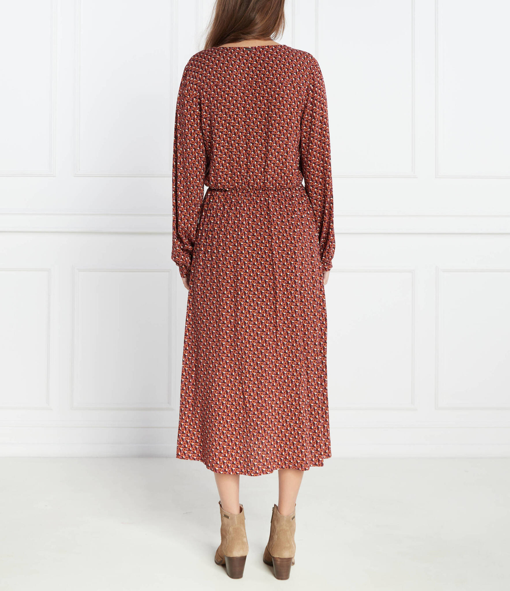 Платье Kari Multi Pepe Jeans London - бордовый(PL953419)