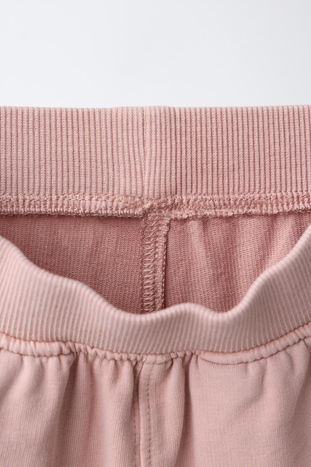 ZARA БРЮКИ WIDE LEG СО ВСТАВКАМИ, ТЕЛЕСНО-РОЗОВЫЙ
