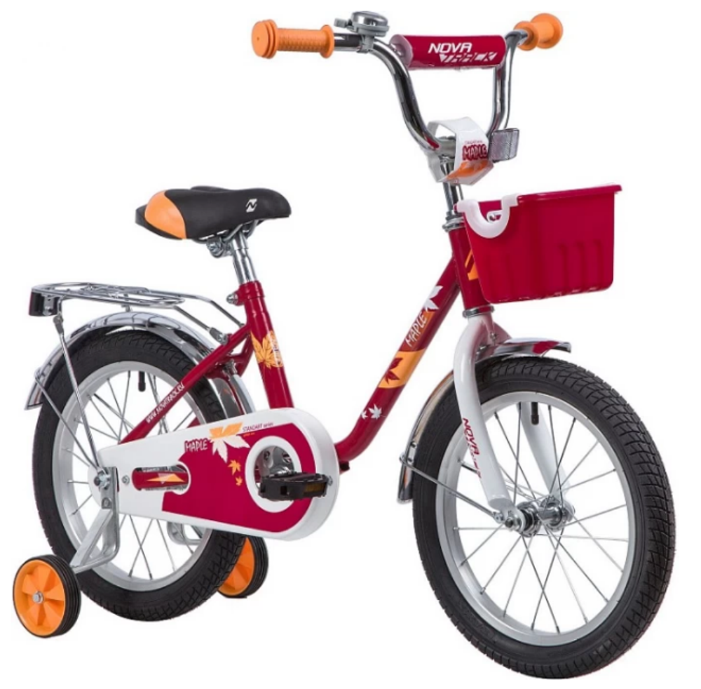 Велосипед NOVATRACK 16" MAPLE, красный