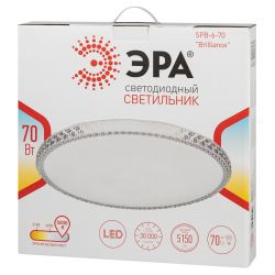 Светильник потолочный светодиодный ЭРА Классик без ДУ SPB-6-70 Brilliance круглый 70W 5000K | Светильники SPB-6 без ДУ