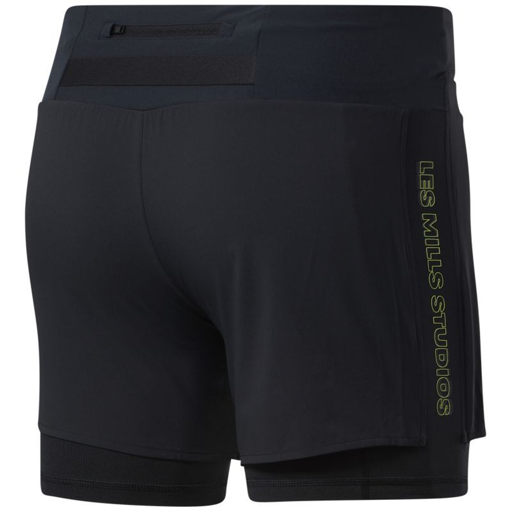 Мужские теннисные шорты Reebok Les Mills Epic 2in1 Shorts M - black