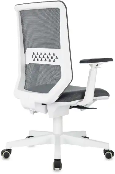 Кресло эргономичное Бюрократ MC-W611N серый TW SQU GR E9181_11 сетка/ткань крестов. пластик пластик белый
