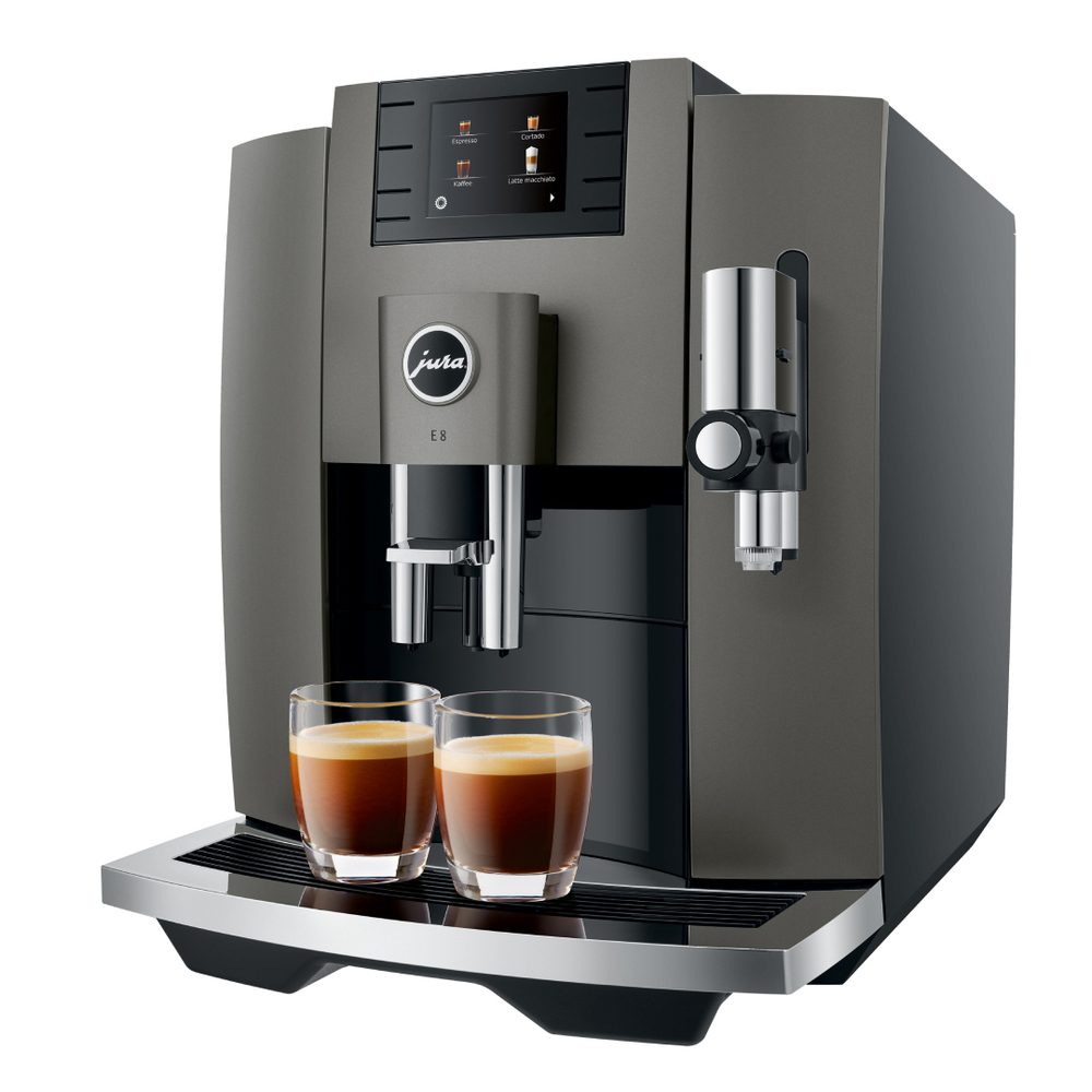 Кофемашина Jura E8 Dark Inox