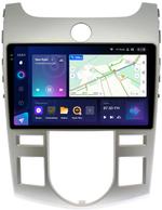Магнитола для KIA Cerato 2 2008-2013 (климат, рамка серебро) - Teyes CC3-2K на Android 10, Быстрая, 2K QLED, CarPlay, 4G SIM-слот
