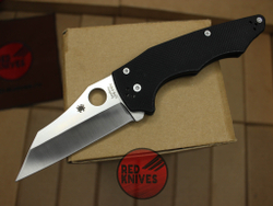 Нож Spyderco YoJumbo - черная рукоять G10, клинок сатин