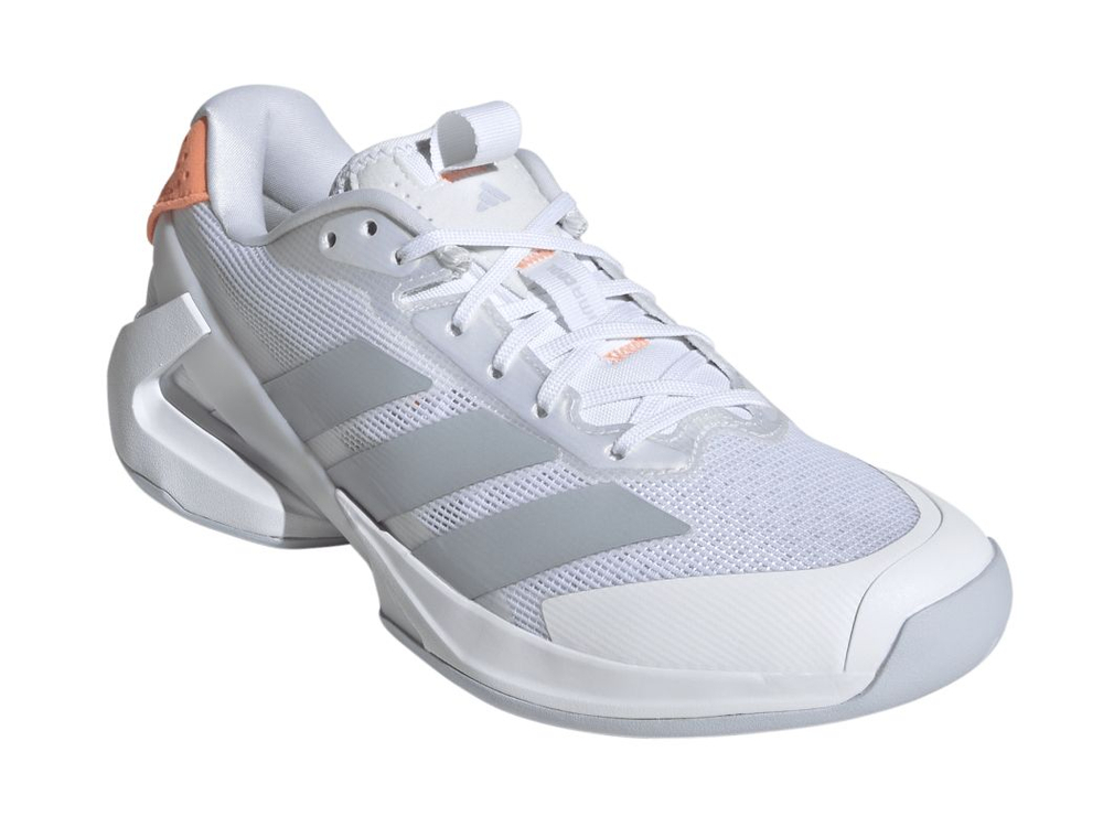 Женские теннисные кроссовки Adidas Adizero Ubersonic 5 W - cloud white/halo blue/beam orange