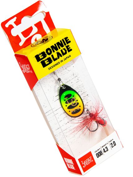 Блесна вращающаяся Lucky John BONNIE BLADE 02 04.3г 008 в блистере