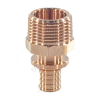 Муфта для PE-X труб аксиальная бронза Дн 16х1/2" НР RAUTITAN RX+ Rehau 14563111001