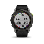 Мультиспортивные часы Garmin Enduro 2 угольно-серый DLC титановый с нейлоновым ремешком UltraFit 010-02754-01