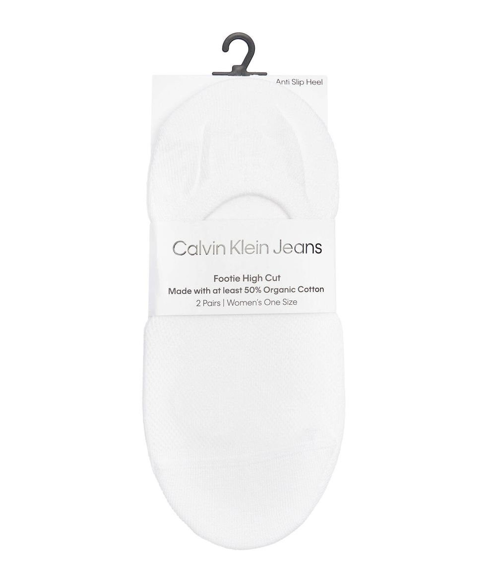 Носки/носки-следы 2 пары Calvin Klein Jeans - белый(701231401)