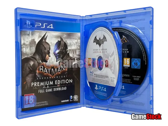 PS4 Batman Arkham Collection (Б/У, Русские субтитры, CUSA-00135; CUSA-04607)