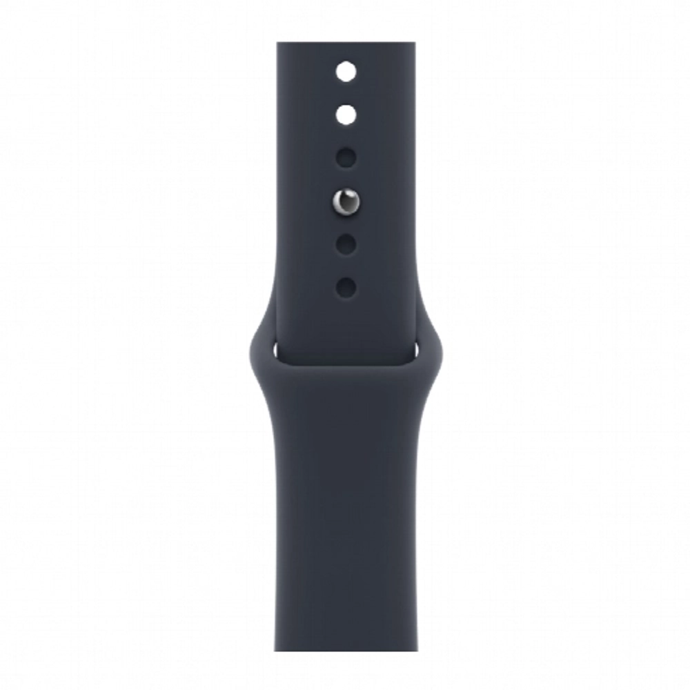 Apple Watch S12 46 mm Space Gray Aluminum Case | Navy Blue Sport Band, S/M