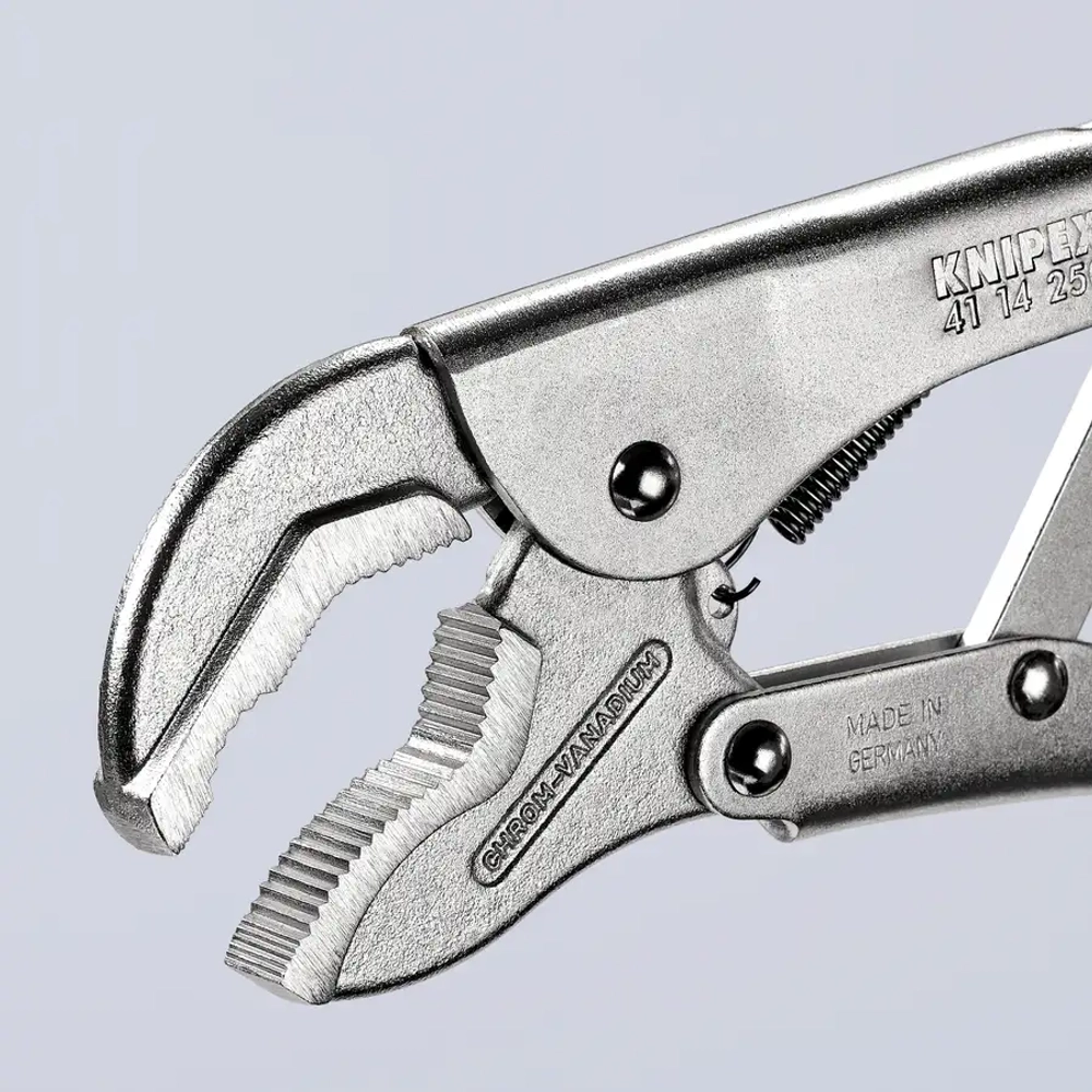 Клещи зажимные никелирование 250 мм Knipex 41 14 250