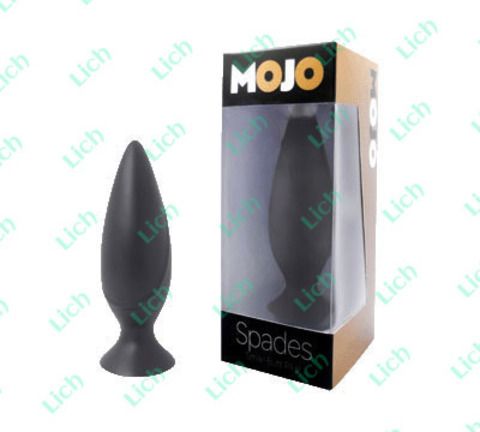 Черная анальная пробка Mojo, 12 см