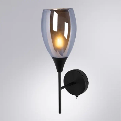 Бра Arte Lamp BARRY A7951AP-1BK, 1хE14