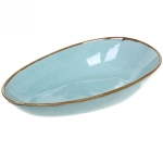 Тарелка керамическая «Tiffany Blue» 26*16*6см