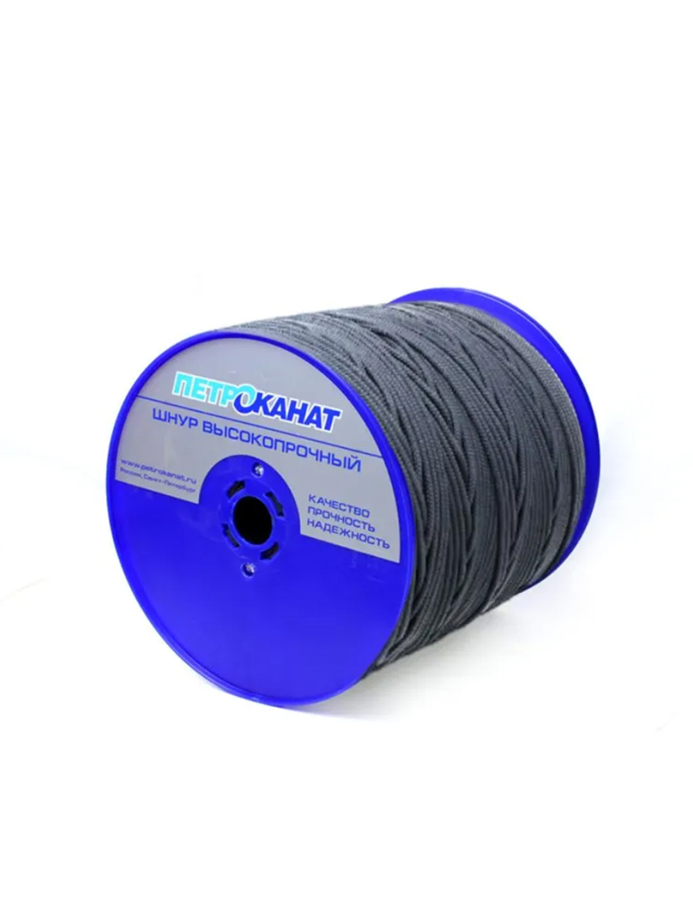 Шнур плетеный Петроканат STANDARD-CORD (СТАНДАРТ) 8,0 мм (100 м) черный, еврокатушка, канат