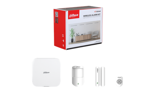 Комплект беспроводной сигнализации Dahua DHI-ART-ARC3800H-03-W2(868), 868 МГц, Ethernet/Wi-Fi